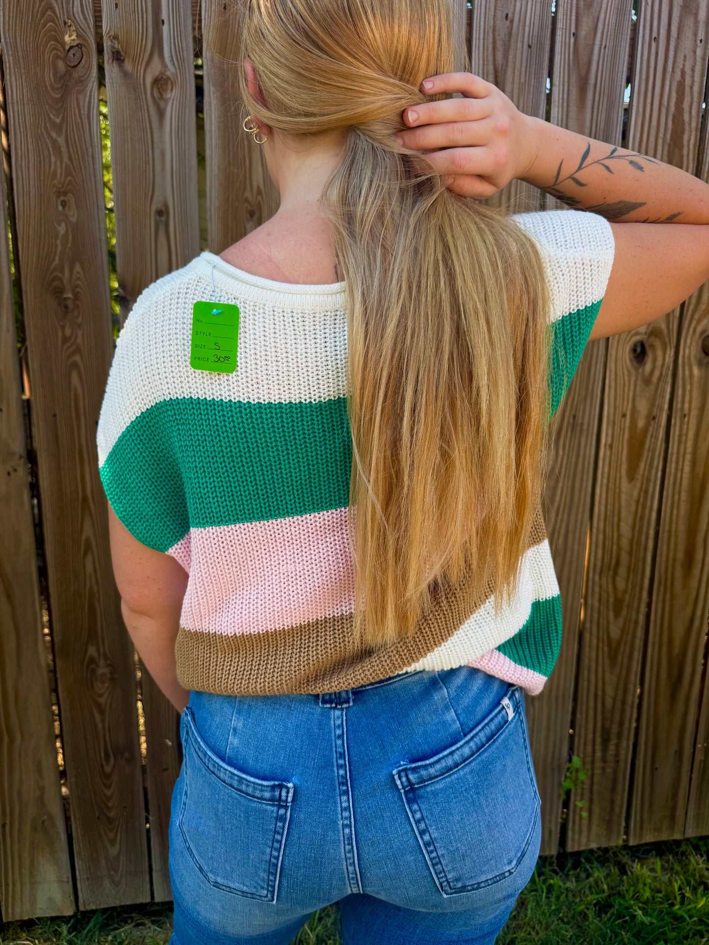 Multicolor Knit Top