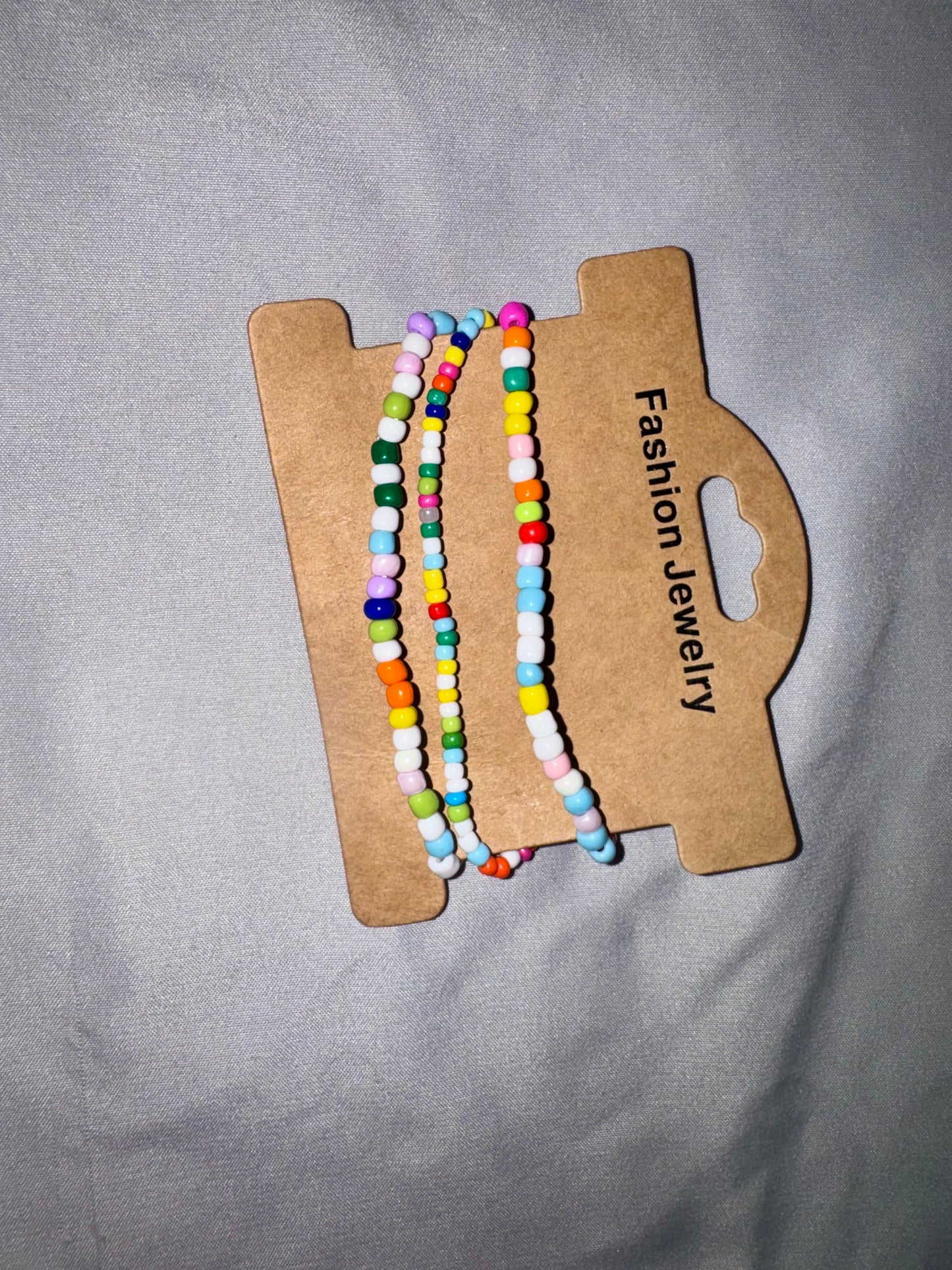 Dainty Colorful Bead Bracelets