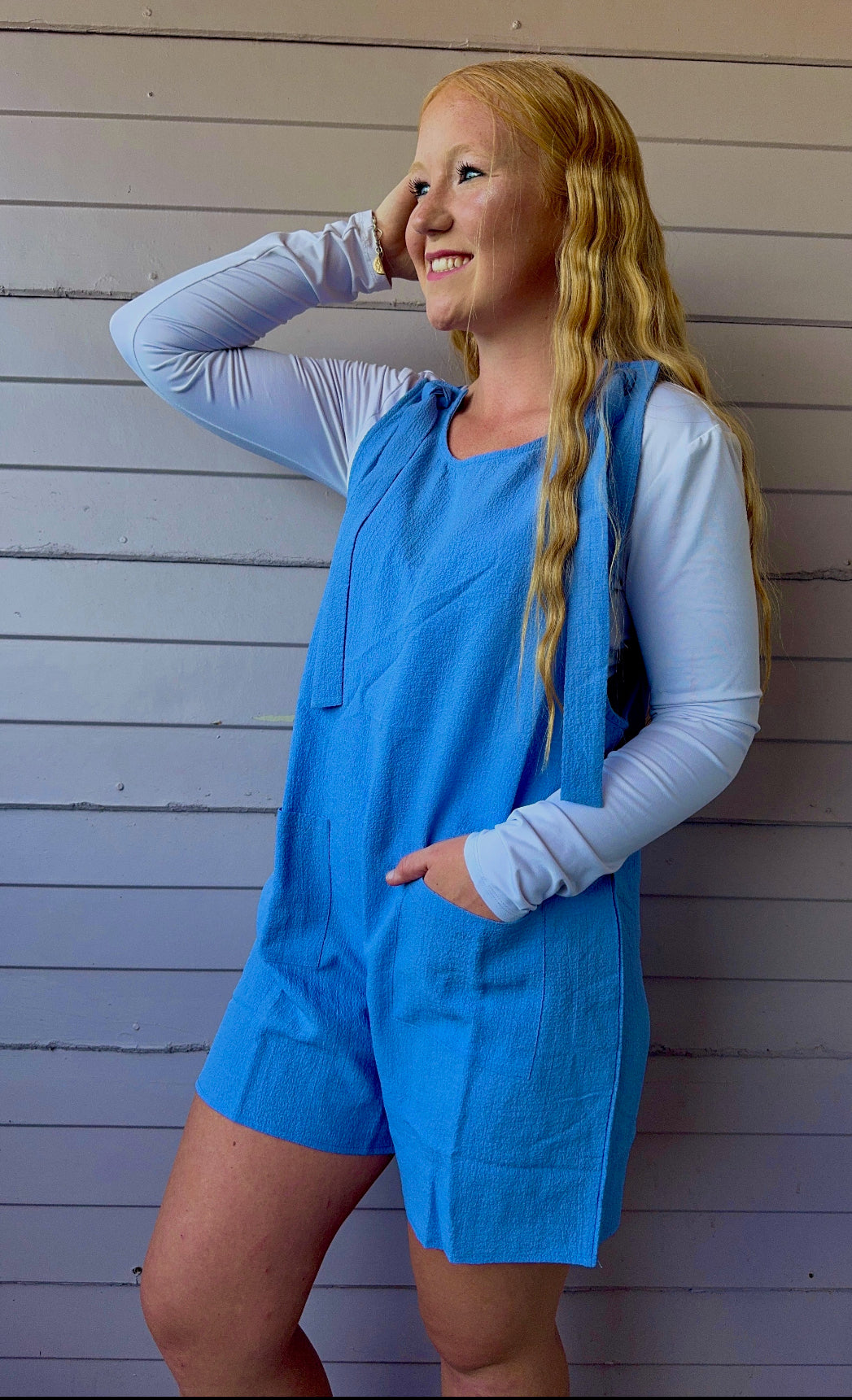 Halter Shorts Romper