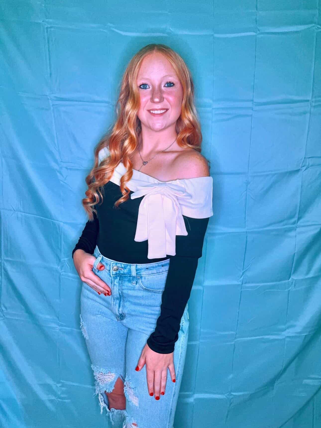 Long Sleeve Bow Top
